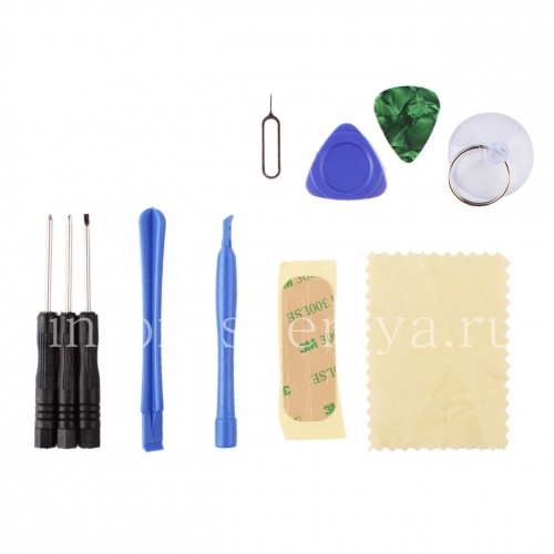 Photogallery for उपकरण सेट (10 पीसी।) Disassembly और मरम्मत smartphones के लिए, काले, नीले product