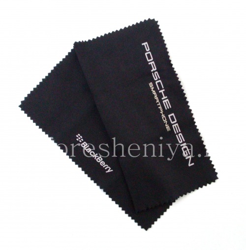 Photogallery for Eksklusif kain Porsche Design untuk membersihkan smartphone BlackBerry, Black (hitam) product