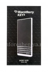 Smartphone Box BlackBerry KEY2 LE, 2 SIM, 64 GB, Silver