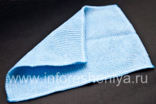 Photogallery for Markenmikrofasertuch zur Reinigung Smartphone Experts Microfaser Reinigungstuch für Blackberry-Handy, blau product
