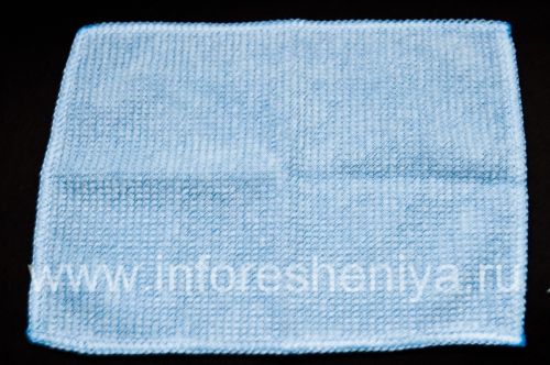 Photogallery for Markenmikrofasertuch zur Reinigung Smartphone Experts Microfaser Reinigungstuch für Blackberry-Handy, blau product