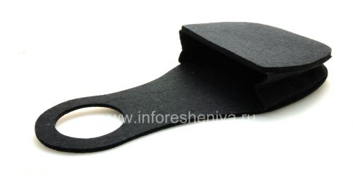 Photogallery for Organizador de suspensión firme Kikkerland Felt Organazer para BlackBerry, Negro product