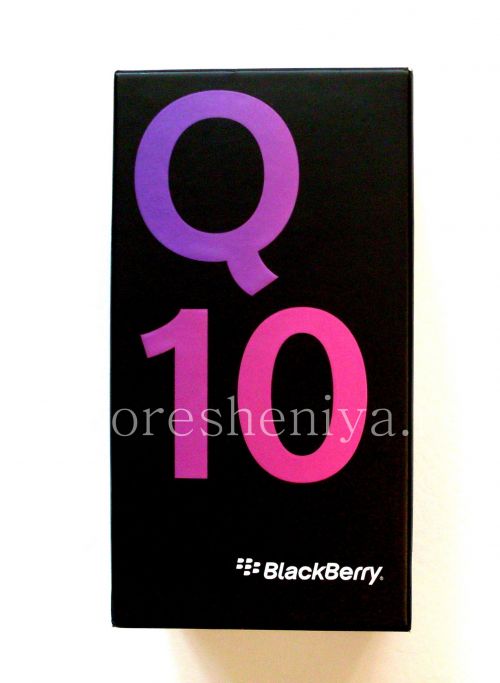 Photogallery for बॉक्स स्मार्टफोन BlackBerry Q10, काला product