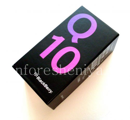 Photogallery for बॉक्स स्मार्टफोन BlackBerry Q10, काला product