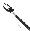 Photo 1 — Bermerek selfie-stick Monopod teleskopik dengan 3.5 "-konnektorom, hitam