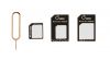 Photo 1 — Adaptor kit untuk Mikro dan Nano SIM-card, The BRD, hitam, 3 pcs.