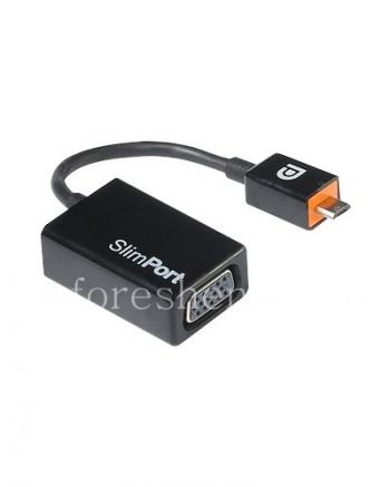 Asli SlimPort-kabel untuk menghubungkan perangkat VGA-kompatibel untuk BlackBerry