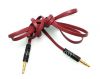 Photo 1 — Audio cable Audio-to-Audio Jack (Aux) 3.5mm for BlackBerry, Red