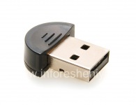 Bluetooth-adapter to connect the BlackBerry to the computer, Black, rounded