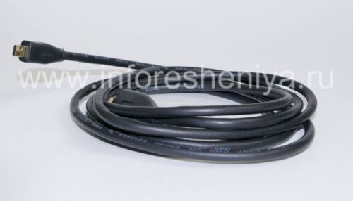 Photogallery for BlackBerry用コーポレートHDMIケーブルSmartphone Experts 6FT, ブラック product