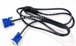 VGA-cable to connect the BlackBerry Presenter, The black