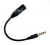 Photo 3 — Adapter with 3.5mm headset connector 2.5mm for BlackBerry, The black