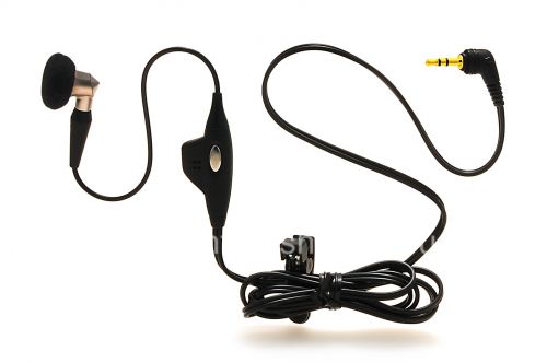 Photogallery for Original de 2,5 mm Auricular mono Mono Bud Auriculares para BlackBerry, Negro product