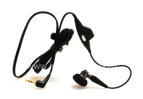Photogallery for Original de 2,5 mm Auricular mono Mono Bud Auriculares para BlackBerry, Negro product