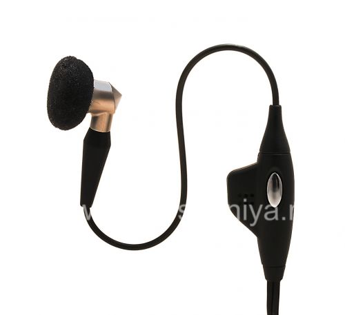 Photogallery for Original de 2,5 mm Auricular mono Mono Bud Auriculares para BlackBerry, Negro product