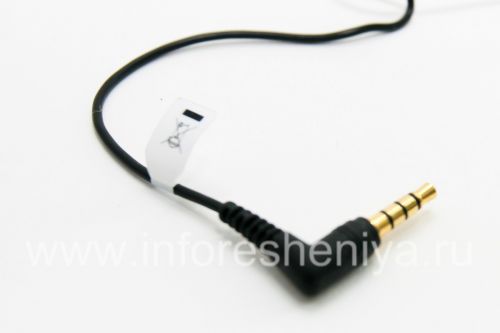Photogallery for BlackBerry জন্য মূল মনো হেডসেট 3.5mm মনো কুঁড়ি হেডসেট, কালো product