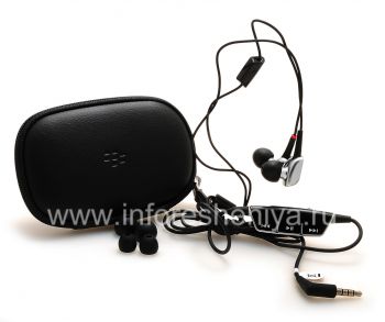 原装耳机3.5毫米高级多媒体立体声耳机黑莓