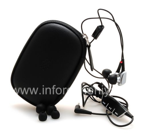 Photogallery for BlackBerry用オリジナルヘッドセット3.5ミリメートルプレミアムマルチメディアステレオヘッドセット, ブラック product