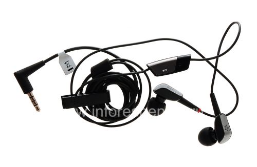 Photogallery for Casque stéréo de qualité supérieure d&#39;origine casque 3,5 mm pour BlackBerry, Noir (Black) product
