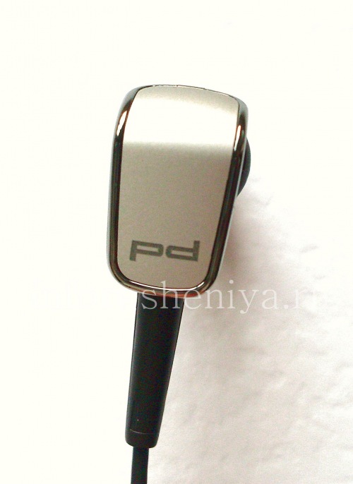 Photogallery for BlackBerry用独占ヘッドセットポルシェデザイン3.5ミリメートルプレミアムシングルボタンのヘッドセット, ブラック/メタリック（ブラックIDメタリック） product