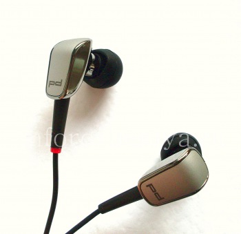 Eksklusif Headset Porsche Design 3.5mm Premi Tunggal Tombol Headset untuk BlackBerry
