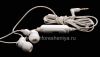 Photo 7 — Original Auriculares blancos de 3,5 mm de aislamiento de sonido Stereo Headset para BlackBerry, Caucásica (blanca)
