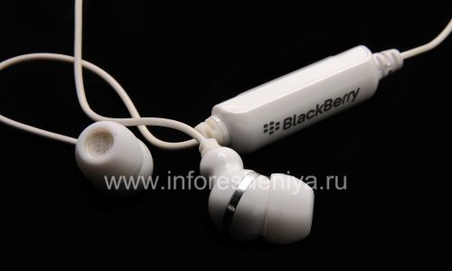 Photogallery for Original White earphone 3.5mm Sound Ukuzihlukanisa earphone Stereo for BlackBerry, White (mbala omhlophe) product