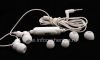 Photo 9 — Original Auriculares blancos de 3,5 mm de aislamiento de sonido Stereo Headset para BlackBerry, Caucásica (blanca)