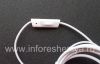 Photo 2 — I-Headset yokuqala ye-3.5mm ye-Stereo yeBlackBerry, emhlophe
