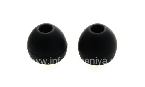 Photogallery for Des bouchons d&#39;oreilles originales BlackBerry Premium Headset, Noir, de taille moyenne product