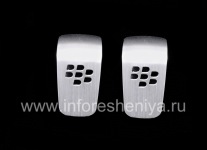 Original removable plates for BlackBerry Multimedia Premium Headset, Silver