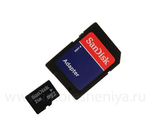 Photogallery for Babelibiza SanDisk MicroSD 2GB Memory Card for BlackBerry, black product