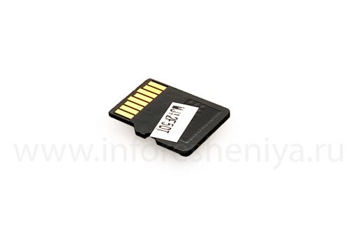 Photogallery for Marque carte mémoire SanDisk Micro SD (microSDHC Class 4) 32 Go pour les BlackBerry, Noir product