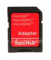 Photo 4 — SanDisk Ponsel Ultra MicroSD Branded kartu memori (microSDHC Class 10 UHS 1) 16GB untuk BlackBerry, Red / Abu-abu
