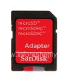 Photo 6 — SanDisk Ponsel Ultra MicroSD Branded kartu memori (microSDHC Class 10 UHS 1) 16GB untuk BlackBerry, Red / Abu-abu