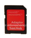 Photo 4 — Babelibiza imemori khadi SanDisk Ucingo MicroSD Ultra (microSDHC Class 10 UHS 1) 32GB for BlackBerry, Red / Grey