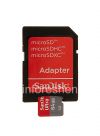 Photo 11 — Branded memory card SanDisk Mobile Ultra MicroSD (microSDXC Class 10 UHS 1) 64GB for BlackBerry, Red / Grey