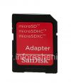 Photo 5 — Branded carte mémoire SanDisk Mobile Ultra MicroSD (microSDHC Class 10 UHS 1) 8 Go pour les BlackBerry, Rouge / Gris