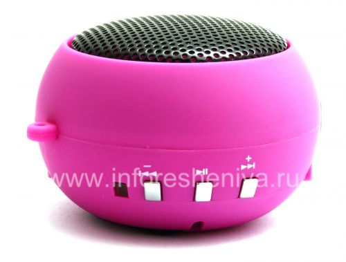 Photogallery for Système audio portatif de marque Naztech N15 3.5mm Mini Boom Président pour BlackBerry, Rose (Rose) product