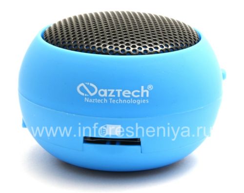 Photogallery for Système audio portatif de marque Naztech N15 3.5mm Mini Boom Président pour BlackBerry, Bleu (Bleu) product