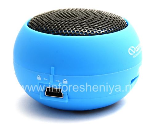 Photogallery for Système audio portatif de marque Naztech N15 3.5mm Mini Boom Président pour BlackBerry, Bleu (Bleu) product
