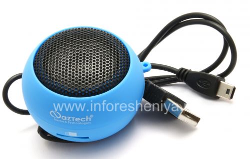 Photogallery for Système audio portatif de marque Naztech N15 3.5mm Mini Boom Président pour BlackBerry, Bleu (Bleu) product