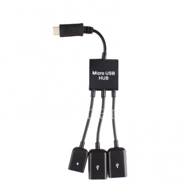 Buy Universal USB Type C HUB: 2 x USB Type A + MicroUSB for BlackBerry