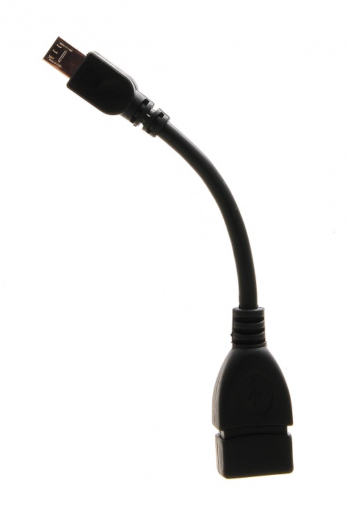 Photogallery for محول سلك microUSB نوع / نوع USB ووتغ للبلاك بيري, أسود product