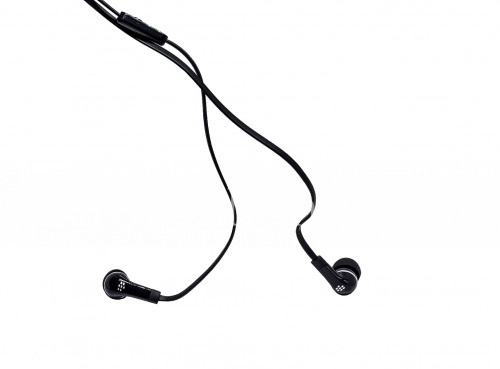 Photogallery for Auriculares estéreo originales en la oreja WH35 para BlackBerry, Negro product