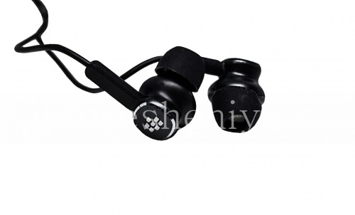 Photogallery for BlackBerry এর জন্য মূল ইন-ইয়ার স্টিরিও হেডসেট WH70, কালো product