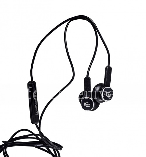 Photogallery for BlackBerry এর জন্য মূল ইন-ইয়ার স্টিরিও হেডসেট WH70, কালো product