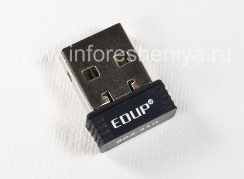Photogallery for WiFi-adapter EDUP BlackBerry to connect to the Internet from your computer, Black, Rectangular product