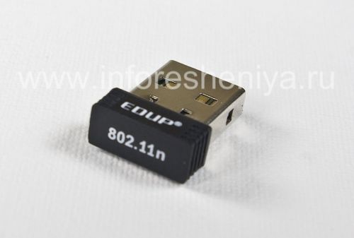 Photogallery for WiFi-adapter EDUP BlackBerry to connect to the Internet from your computer, Black, Rectangular product