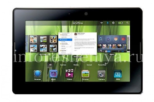 Photogallery for I-Tablet ikhompyutha BlackBerry Playbook Used, Black (Black), 64GB product
